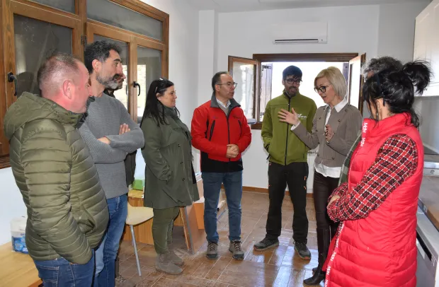 Visita nueva base retén Las Majadas (Cuenca)