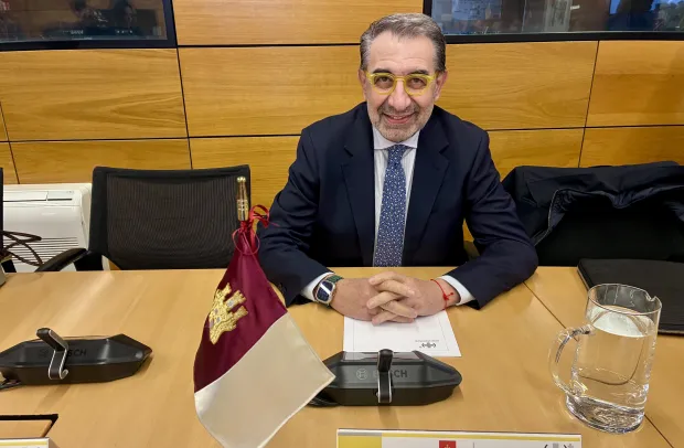 El consejero de Sanidad, Jesús Fernández Sanz, durante la Interterritorial del SNS