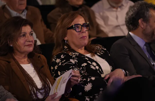 Carmen Teresa Olmedo durante la presentación del cocierto 'Siente Castilla-La Mancha'