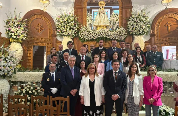 viceconsejera de Cultura en la romería de Bolaños de Calatrava