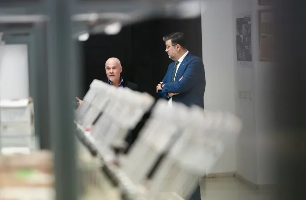 Amador Pastor visita el Centro Tecnológico de Actividades de la Construcción (NOTIO)