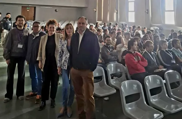 Momento previo a la inauguración en Bogarra