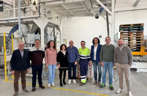 Un momento de la visita