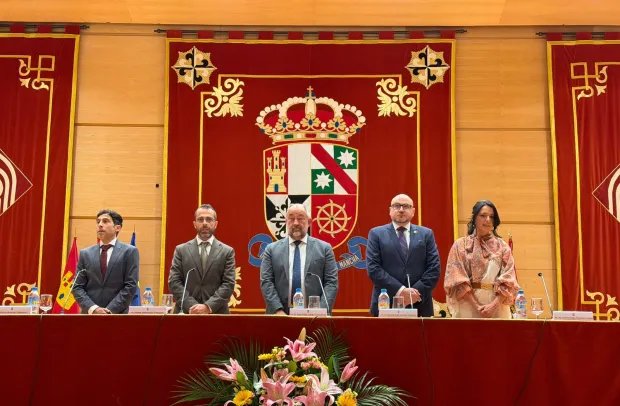 Francisco José García en el acto de graduación de la XIV promoción de Enfermería