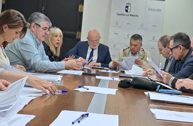 Un momento de la reunión celebrada en la Casa Perona