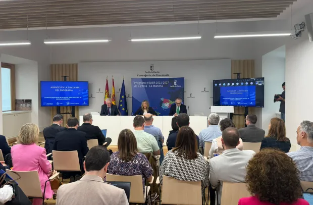El Ministerio de Hacienda destaca la excelente gestión del Gobierno regional de los fondos europeos FEDER 2021-2027 de Castilla-La Mancha