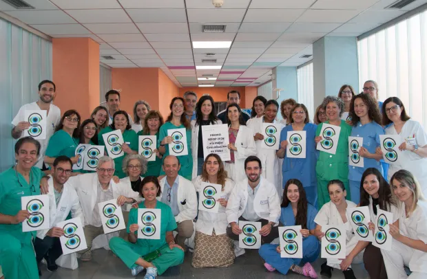 La Gerencia de Alcázar de San Juan recibe el primer premio por una innovadora técnica aplicada a la cirugía de catarata pediátrica