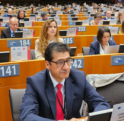 José Manuel Caballero en el Comité Europeo de las Regiones