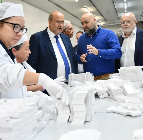 José Luis Martínez Guijarro en las instalaciones de la empresa Renogroup España S.L.