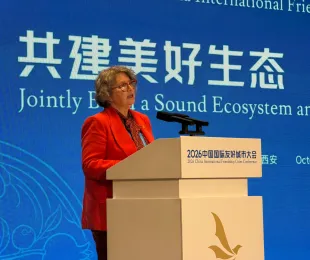 El Gobierno regional comparte en China sus actuaciones en materia de sostenibilidad en la `Conferencia Internacional Ciudades Amigas 2026’