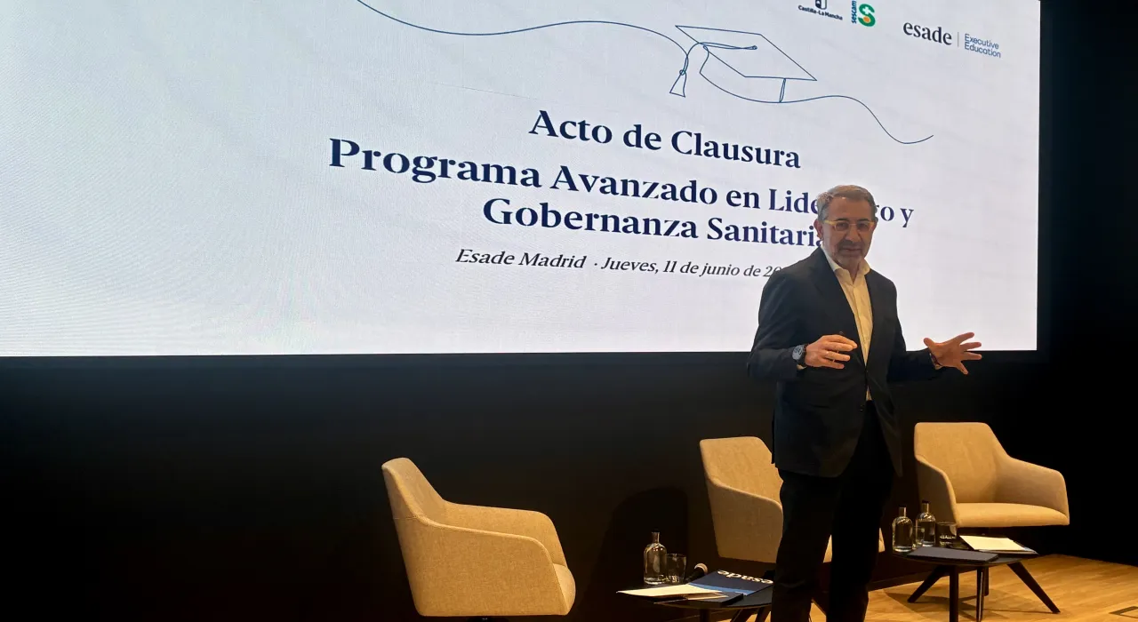 Jesús Fernández Sanz en la clausura programa de liderazgo de ESADE