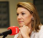 Cospedal durante la entrevista en RNE1