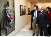 Barreda,  visita la exposición de Emilio Fernández-Galiano