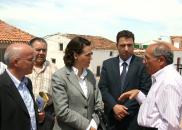 Valerio con miembros de la Asociación de Colombicultura de Pozo Cañada.