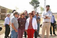 Paula Fernández ha puesto la primera piedra del Centro de Recuperación de Fauna en la Finca Solanillos