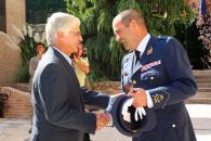 Barreda recibe al teniente general Fernando Lens Astray