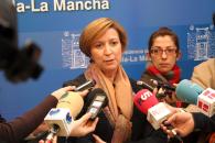 Araújo atiende a los periodistas
