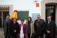Valerio inauguró el nuevo Ayuntamiento de Manzaneque.