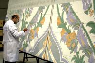 Imagen del mural cerámico del Centro de Convenciones de Orán en Talavera