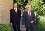 Barreda mantuvo una reunión con el presidente de Cajastur Manuel Menéndez