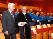 Barreda, en una imagen de archivo, durante la inauguración del pasado curso académico de la UCLM
