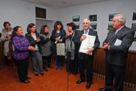 Barreda con la Asociación de Amas de Casa La Orquídea en El Campillo de la Jara