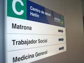 Imagen de un cartel informativo del Centro de Salud de Hellín