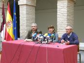 Ángeles García informa en el Museo de la Merced de Ciudad Real sobre la exposición de Arte Contemporáneo