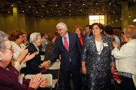 Barreda rompió una lanza a favor de las viudas de la región recordando que la sociedad debe mucho a este colectivo que ha estado trabajando para sacar adelante a las familia
