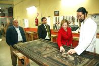 Araújo ha anunciado hoy en Talavera de la Reina la convocatoria de becas de formación para artesanos de Castilla-La Mancha.