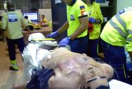Imagen del curso de simulación clínica en emergencia prehospitalaria