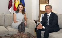 Cospedal recibe al Jefe de Gobierno de México DF