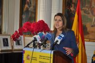 Rueda prensa Cospedal  en la embajada de España en Londres