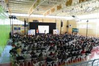 El presidente de Castilla-La Mancha, Emiliano García-Page, clausura las jornadas de envejecimiento activo y saludable, en Quintanar del Rey (Cuenca)
