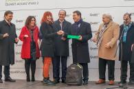 Entrega de las llaves de la promoción residencial de viviendas protegidas ‘Quabit Aguas Vivas 2’