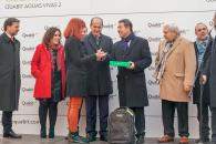 Entrega de las llaves de la promoción residencial de viviendas protegidas ‘Quabit Aguas Vivas 2’
