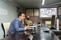 El consejero de Agricultura, Agua y Desarrollo Rural, Francisco Martínez Arroyo, clausura, por videoconferencia, el acto de presentación del proyecto de cooperación interterritorial ‘Ecoturismo en la Red Natural 2000 en Castilla-La Mancha’