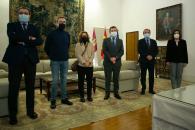 Reunión de trabajo con representantes de CECAM y de los sindicatos CCOO y UGT (Sanidad)