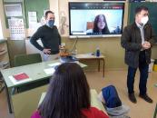 Visita del delegado de Educación al CEIP San Antón