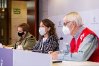 La consejera de Bienestar Social, Aurelia Sánchez, firma el convenio para atender las situaciones de pobreza energética en colaboración con Cruz Roja Castilla-La Mancha