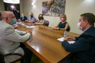 Reunión con la nueva junta directiva de la Asociación ASPRONA