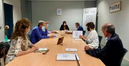 La consejera de Bienestar Social, Bárbara García Torijano, visita la sede de la Fundación Tutelar de Castilla-La Mancha (FUTUCAM)
