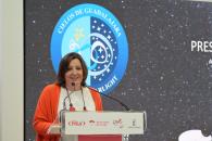 La consejera de Economía, Empresas y Empleo, Patricia Franco, presenta la certificación Starlight de Reserva Astronómica de los Cielos de Guadalajara