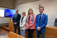 La consejera de Educación, Cultura y Deportes, Rosa Ana Rodríguez, presenta el Plan regional de Investigación Científica, Desarrollo Tecnológico e Innovación 2021-2024
