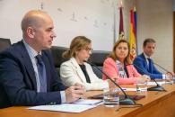 La consejera de Educación, Cultura y Deportes, Rosa Ana Rodríguez, presenta el Plan regional de Investigación Científica, Desarrollo Tecnológico e Innovación 2021-2024
