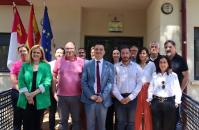El consejero de Agricultura, Agua y Desarrollo Rural, Francisco Martínez Arroyo, visita las obras de mejora y acondicionamiento realizadas en el camino rural de Castillejo