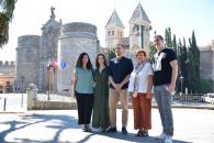 La directora general de Autónomos, Trabajo y Economía Social, Ana Carmona, se reúne con los responsables de la cooperativa de rutas turísticas ‘Toledo a Pie’