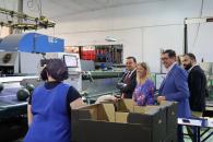 El consejero de Agricultura, Agua y Desarrollo Rural, Francisco Martínez Arroyo, visita la cooperativa ‘Santiago Apóstol’ de Tomelloso, referente en el sector del melón y la sandía