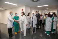 Acompaña a los Reyes de España, en la inauguración de la ampliación del Hospital Universitario de Guadalajara