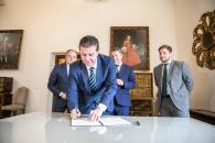 Firma de convenio de Estrategia de Movilidad Urbana con Ayuntamiento de Albacete